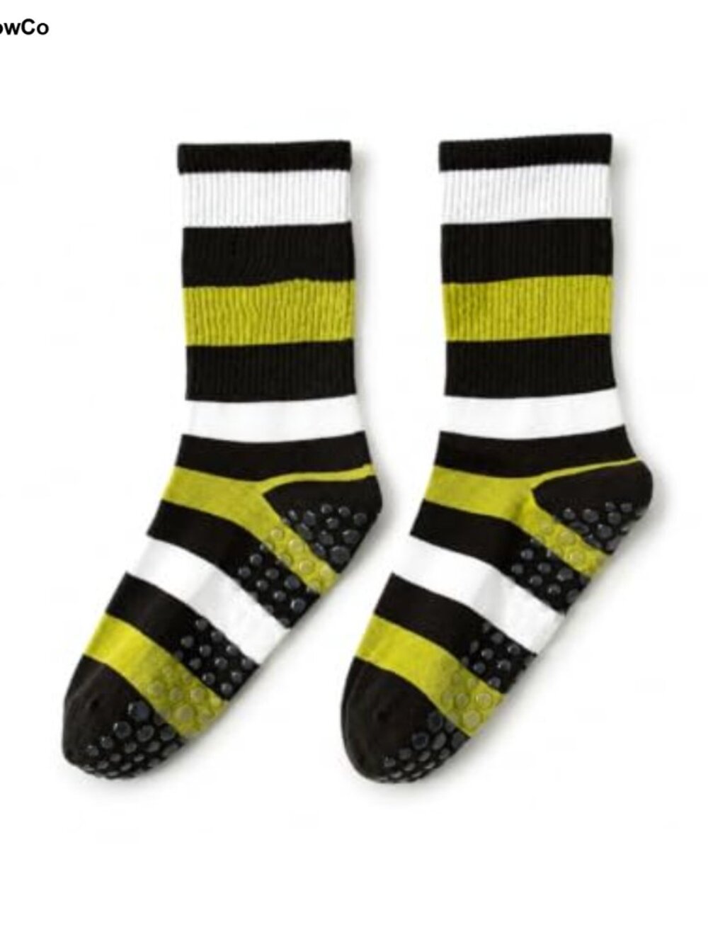 Grippy Non Slip Yoga Socks with Cute Embroidery